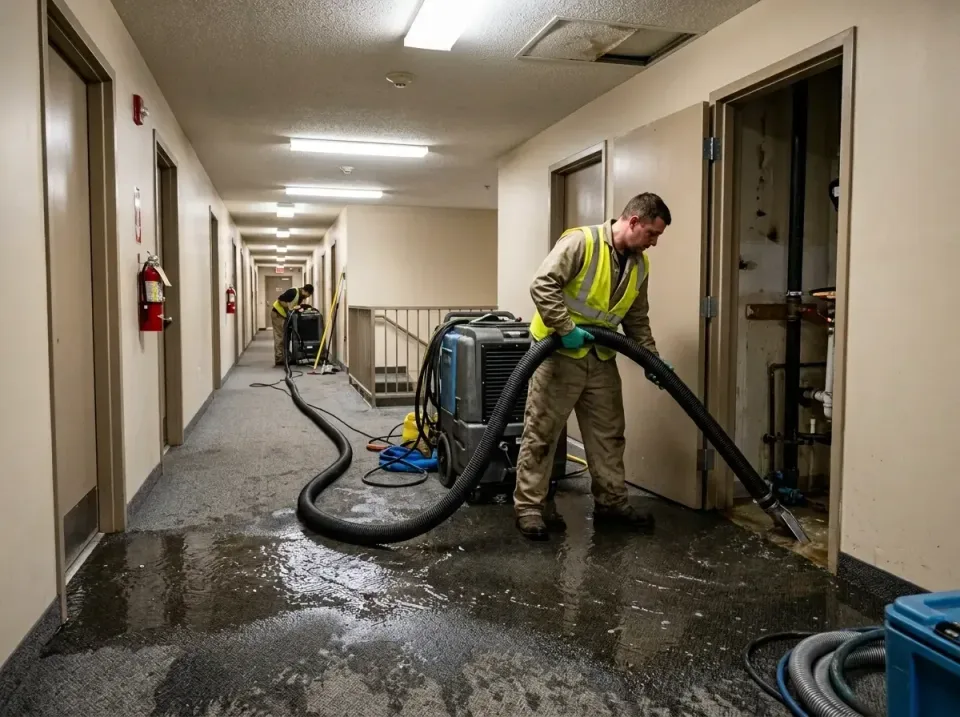 multi-unit-apartment-hallway-f-005 — frequently asked questions, Emergency Burst Pipe Water Extraction & Removal in Sheffiel…